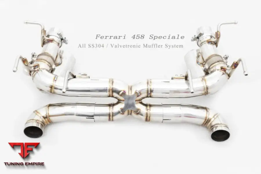 Ferrari Italia 458 Specialen All Ss304 Valvetronic Exhaust System