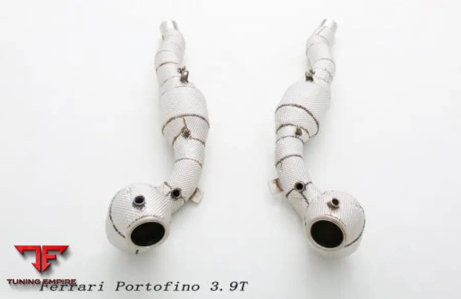 Ferrari Portofino 3.9T All Ss304 Cat Downpipe With Heat Shield Exhaust System