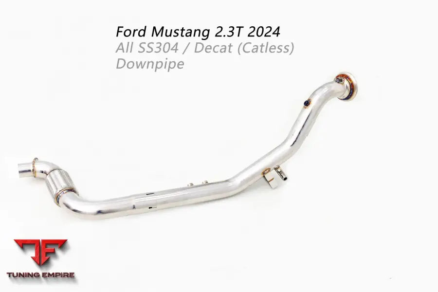 Ford Mustang 2.3T All Ss304 Catless Downpipe Exhaust System