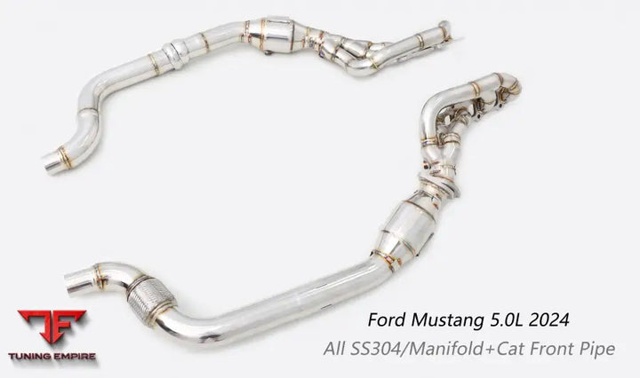 Ford Mustang 5.0L 2024 All Ss304 Cat Front Pipe Exhaust System