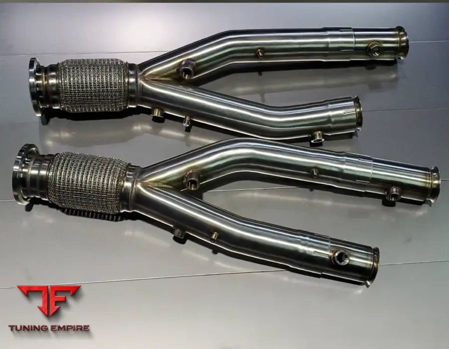 LAMBOGHINI AVENTADOR LP7XX / LP770 SVJ TITANIUM / STAINLESS CATLESS DOWNPIPE