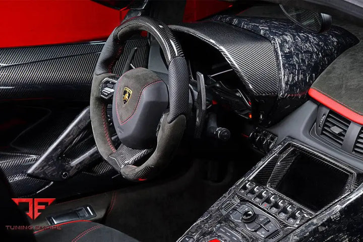 LAMBORGHINI AVENTADOR LP700 COUPE & ROADSTER OEM STYLE CARBON FIBER INSTRUMENT SURROUND PANEL COVER BSD