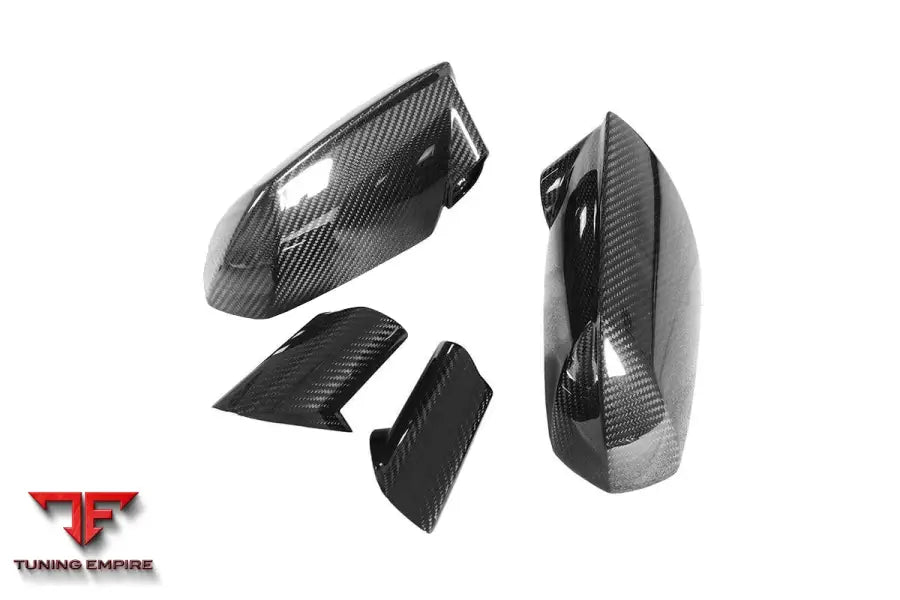 LAMBORGHINI AVENTADOR LP700 COUPE & ROADSTER OEM STYLE DRY CARBON FIBER MIRROR COVER REPLACEMENT BSD