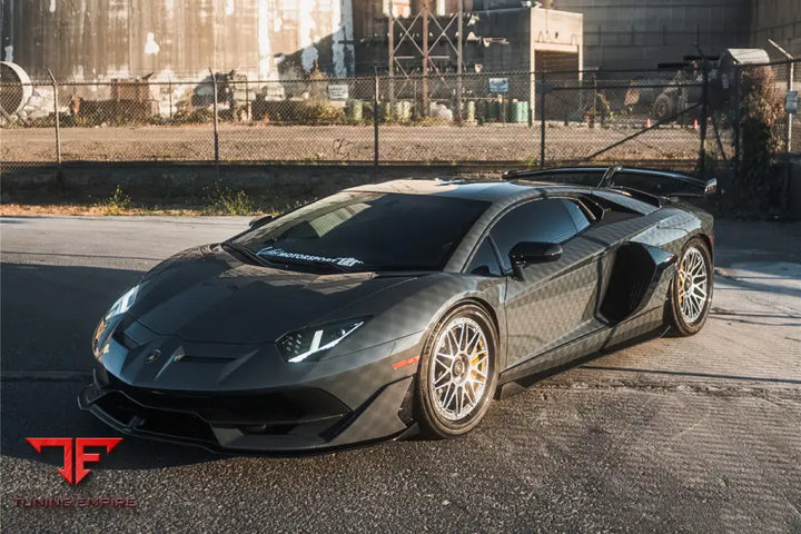 LAMBORGHINI AVENTADOR LP700/LP740LP750 COUPE ROADSTER SVJ STYLE PART DRY CARBON FIBER FRONT BUMPER BSD