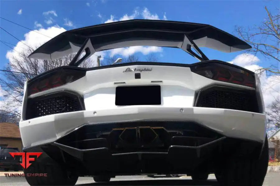 LAMBORGHINI AVENTADOR LP700/LP750/LP740/LP720/LP780 COUPE & ROADSTER OTC STYLE TRUNK SPOILER WING W BASE BSD