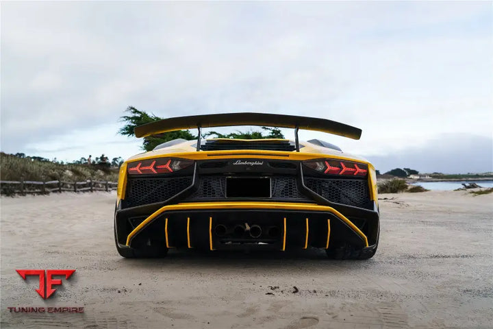 Lamborghini Aventador Lp700/ Lp750/ Lp740/ Lp720/ Lp780 Coupe & Roadster Sv Style Trunk Wing Bsd