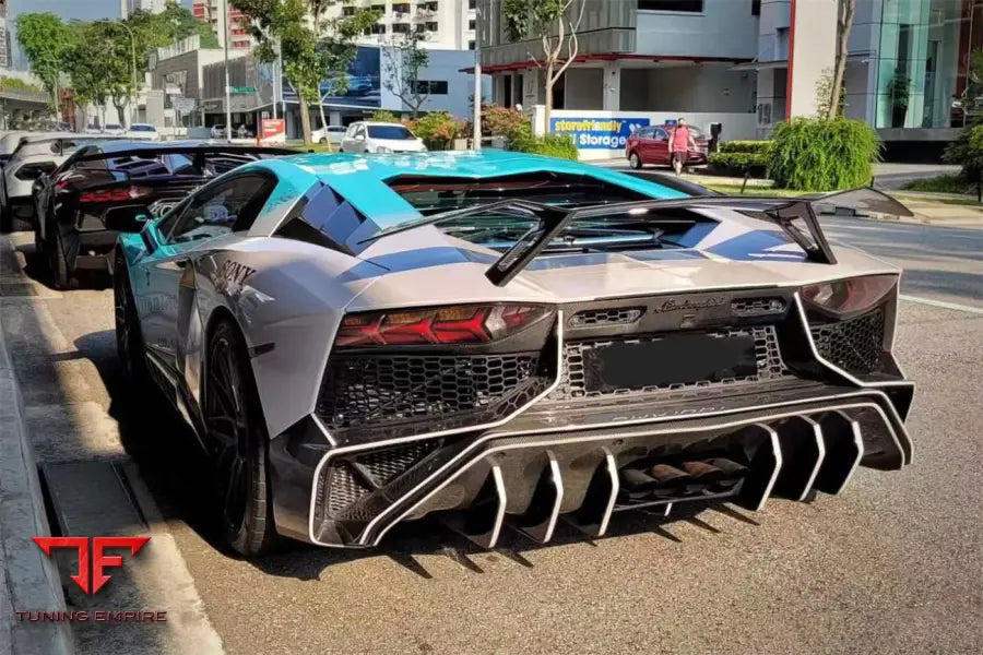 Lamborghini Aventador Lp700/ Lp750/ Lp740/ Lp720/ Lp780 Coupe & Roadster Vtc Style Trunk Spoiler Bsd