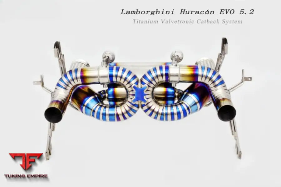 Lamborghini Huracan Evo Titanium Valvetronic Exhaust System