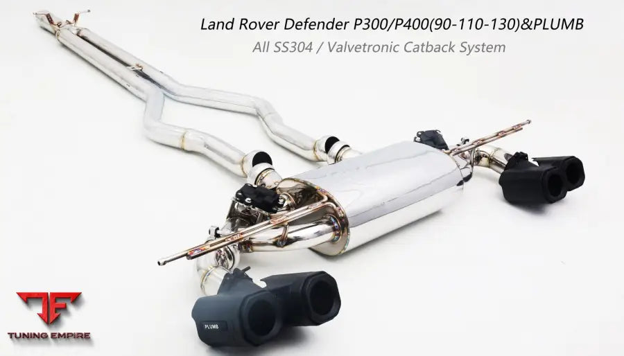 Land Rover Defender 2020-2024 All Ss304 Valvetronic Exhaust System