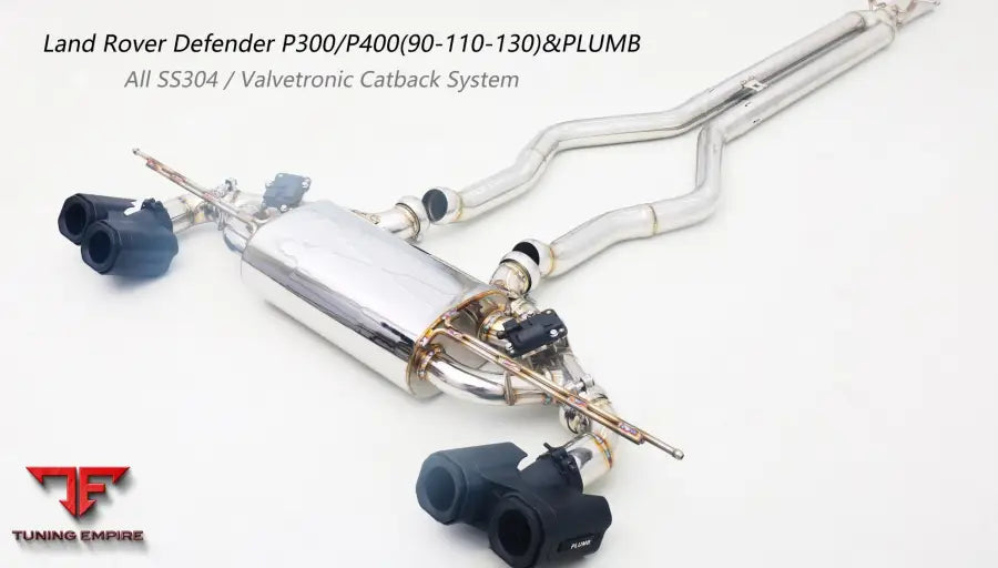 Land Rover Defender 2020-2024 All Ss304 Valvetronic Exhaust System