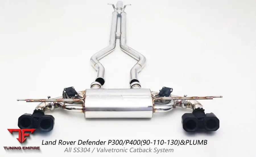 Land Rover Defender 2020-2024 All Ss304 Valvetronic Exhaust System