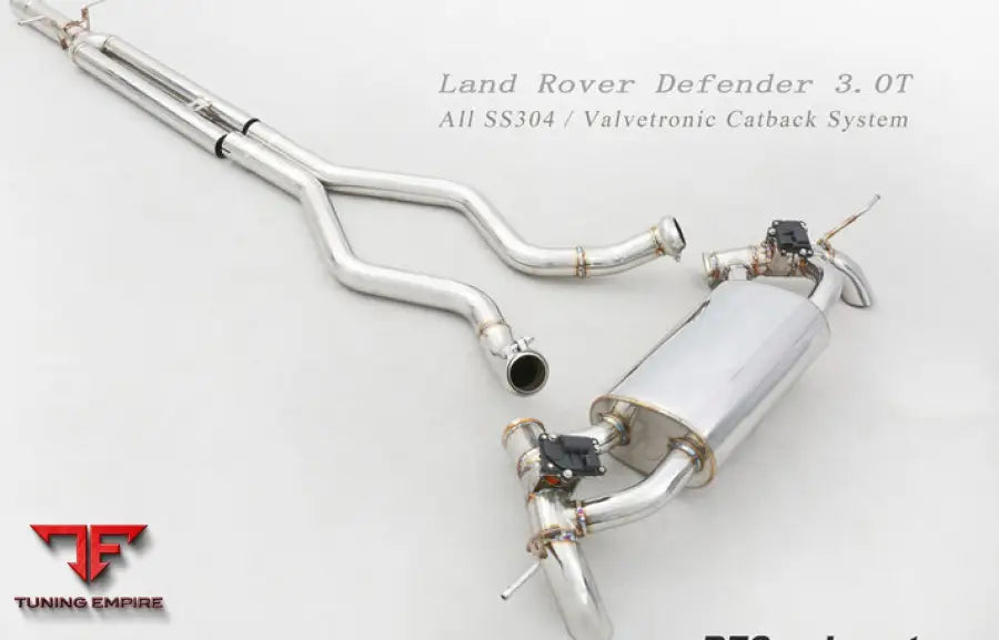 Land Rover Defender 3.0T 2020-2024 All Ss304 Valvetronic Exhaust System