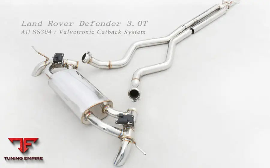 Land Rover Defender 3.0T 2020-2024 All Ss304 Valvetronic Exhaust System