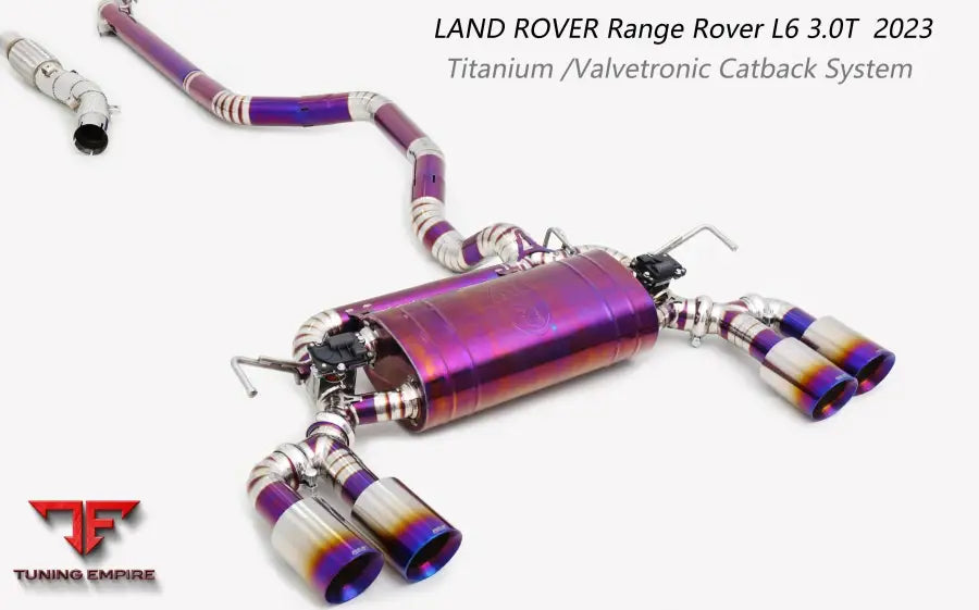 Land Rover L6 3.0T 2023 Titanium Valvetronic Exhaust System