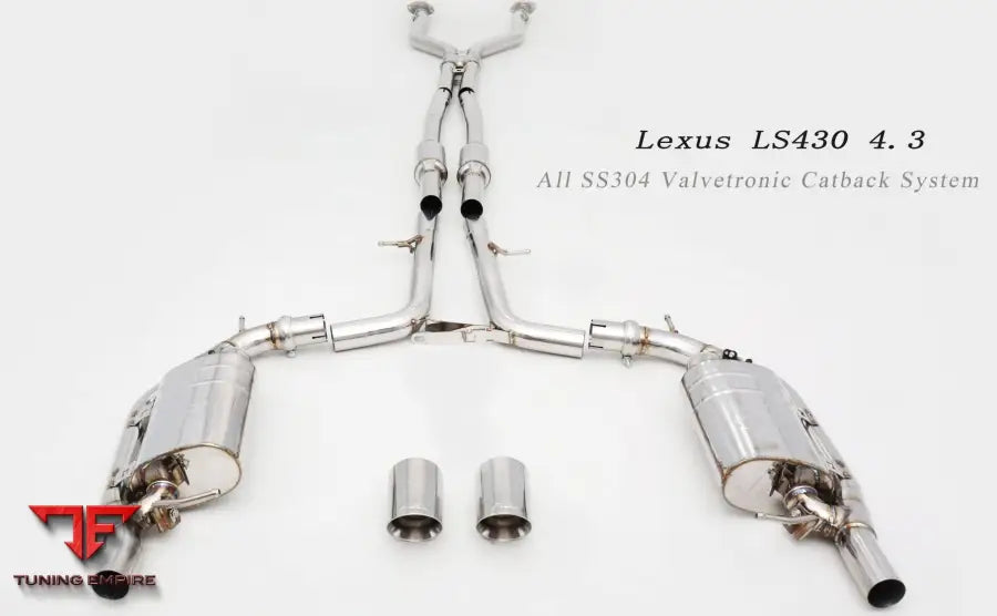 Lexus Ls430 All Ss304 Valvetronic Exhaust System