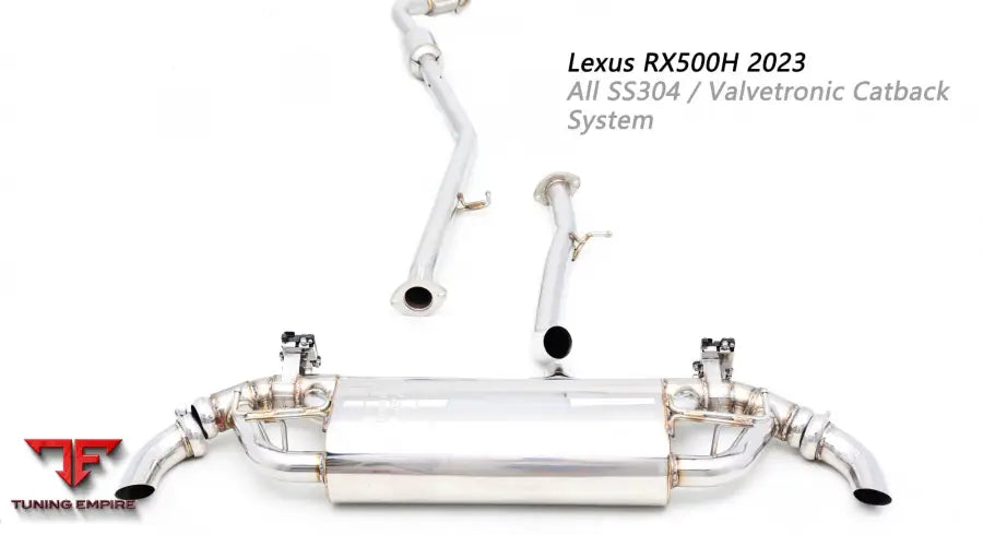 Lexus Rx500H All Ss304 Valvetronic Exhaust System