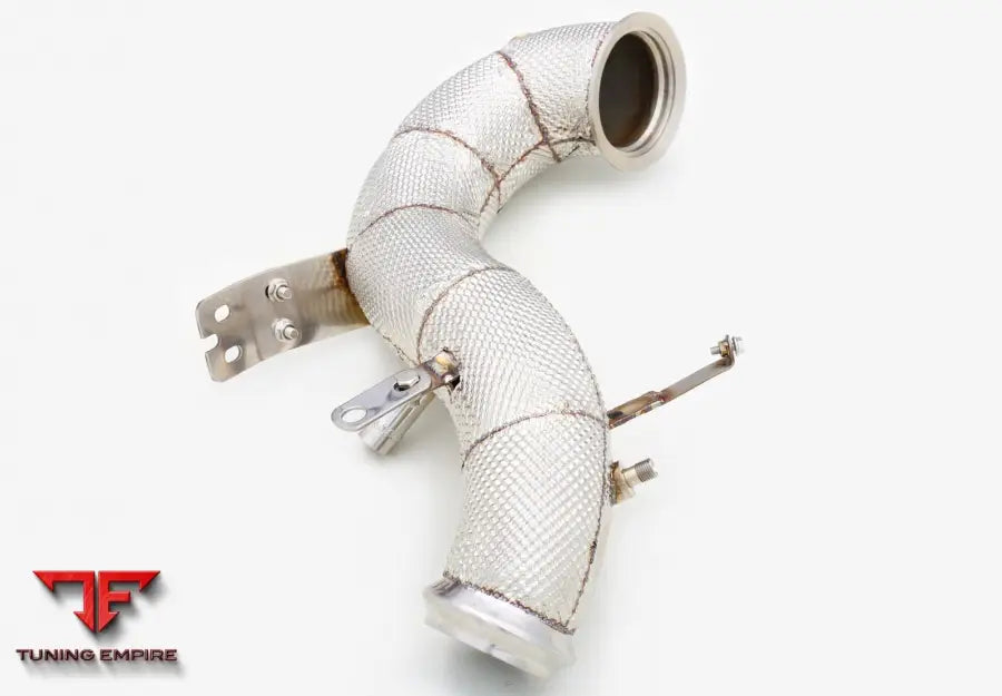 Lotus Emira 2.0T All Ss304 Catless Downpipe With Heat Shield Exhaust System