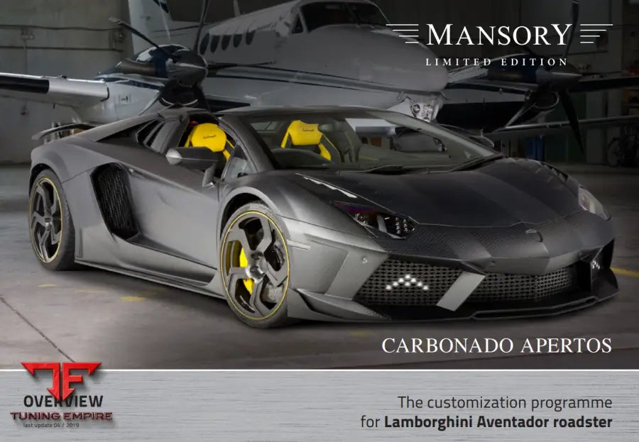 Mansory Lamborghini Aventador Roadster - Apertos