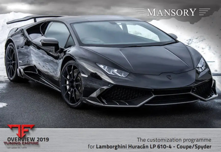 Mansory Lamborghini Huracán Lp 610-4