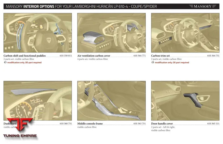 Mansory Lamborghini Huracán Lp 610-4