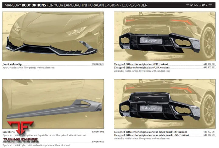Mansory Lamborghini Huracán Lp 610-4