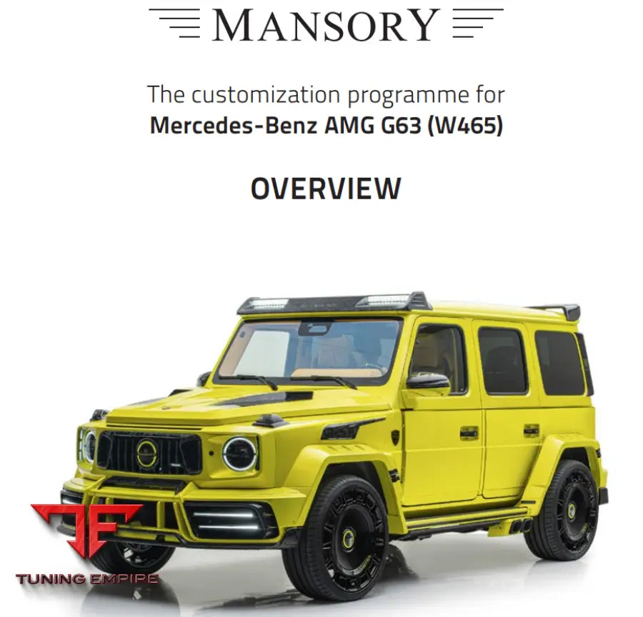 Mansory Mercedes-Benz Amg G63