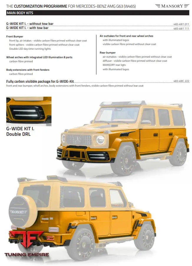 Mansory Mercedes-Benz Amg G63