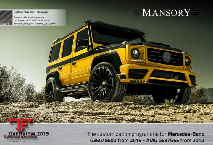 Mansory Mercedes-Benz G-Class Soft Kit (W463)