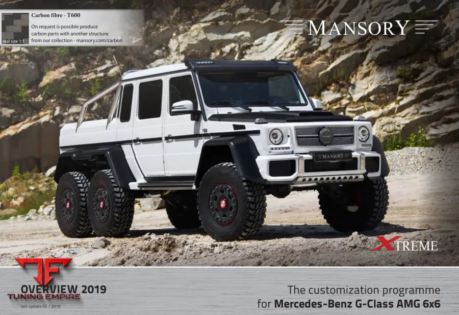 Mansory Mercedes-Benz G-Class Amg 6X6 Xtreme