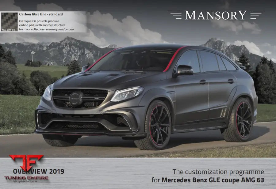 Mansory Mercedes-Benz Gle Coupe Amg 63 + Wide Body