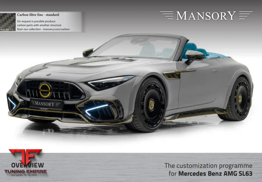 Mansory Mercedes Benz Amg Sl63