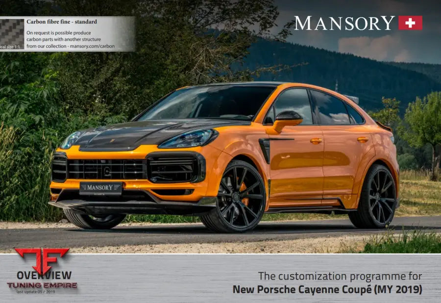 Mansory Porsche Cayenne Coupé (My 2019)