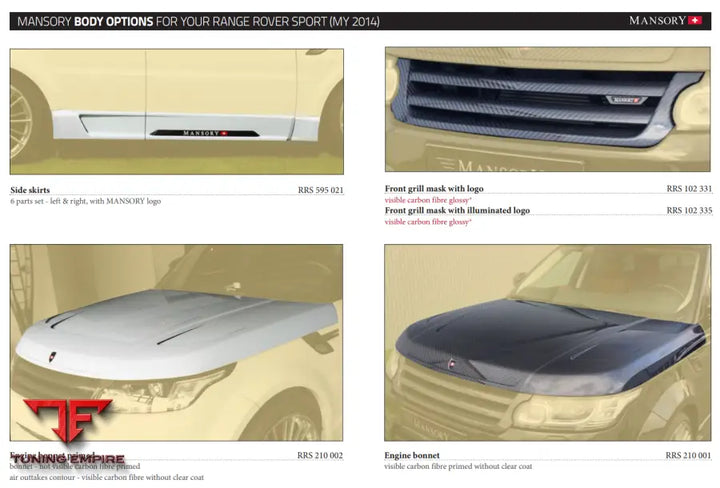 Mansory Land Rover Range Sport (My 2014)