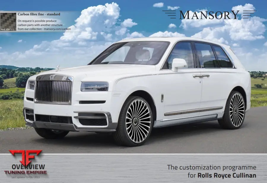 Mansory Rolls Royce Cullinan - Add On Parts