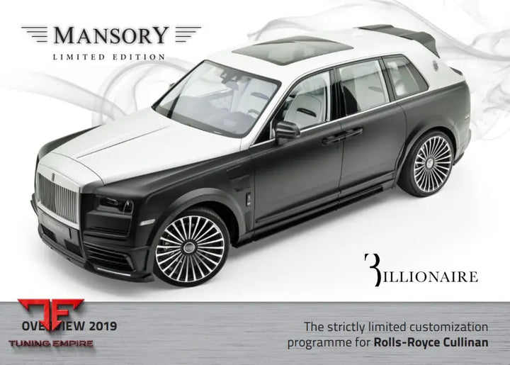 Mansory Rolls Royce Cullinan -Billionaire