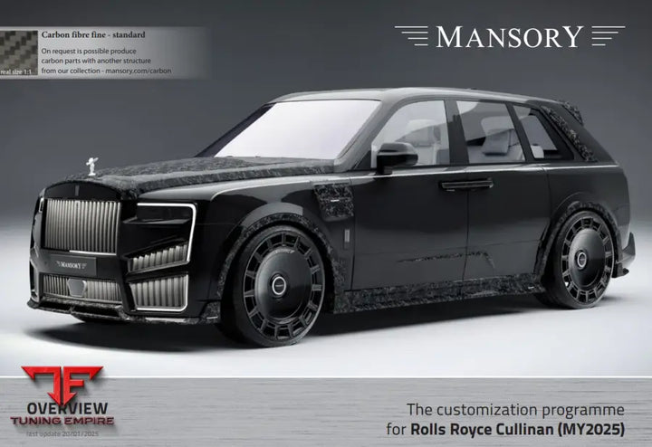 Mansory Rolls Royce Cullinan (My2025)