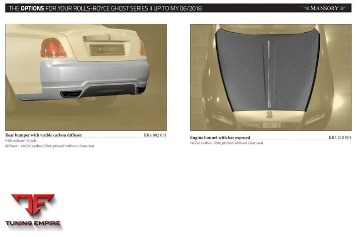 Mansory Rolls Royce Ghost Ii My 06/2018