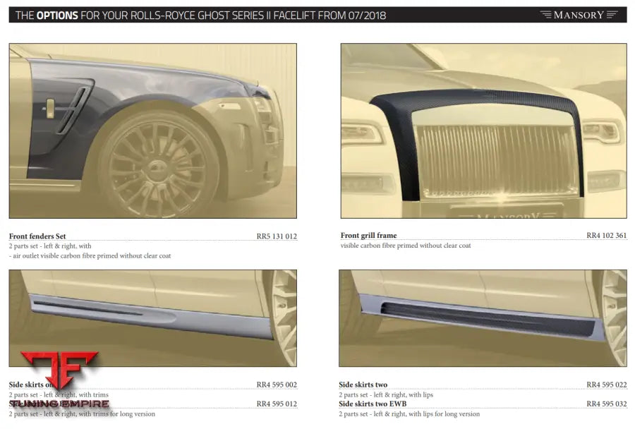Mansory Rolls Royce Ghost Ii My 07/2018