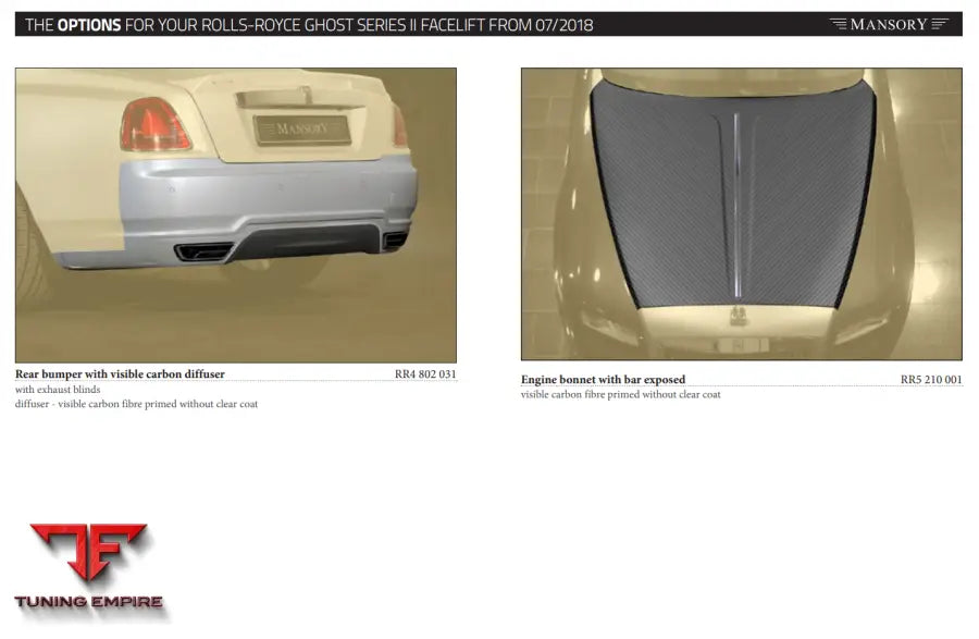 Mansory Rolls Royce Ghost Ii My 07/2018