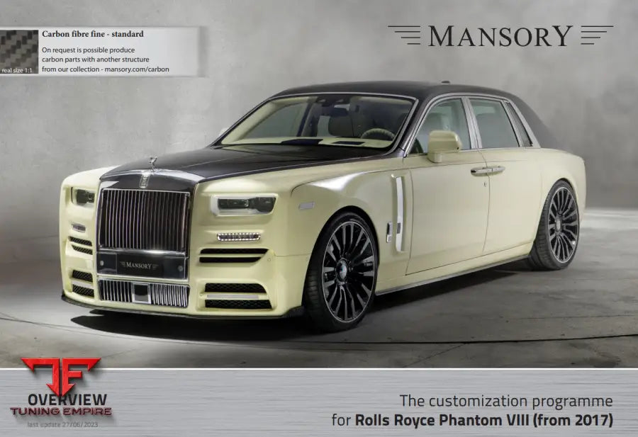 Mansory Rolls Royce Phantom Viii (2017)