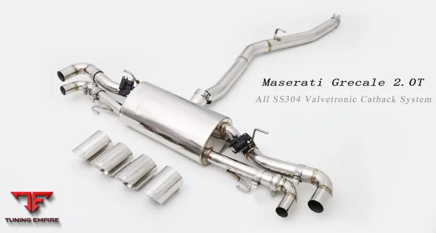 Maserati Grecale 2.0T All Ss304 Valvetronic Exhaust System