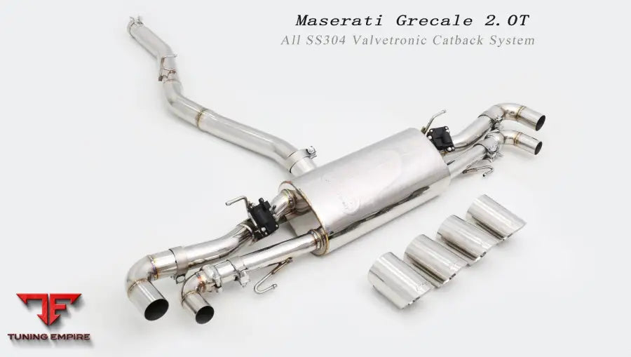 Maserati Grecale 2.0T All Ss304 Valvetronic Exhaust System