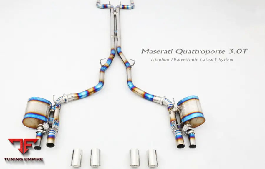 Maserati Quattroporte Titanium Valvetronic Catback Exhaust System