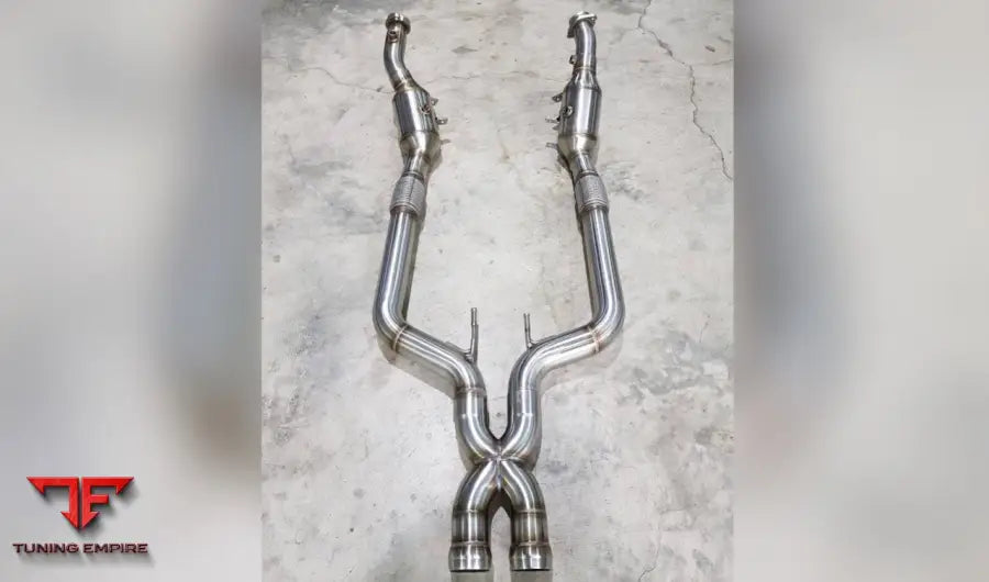 MERCEDES AMG M157 (C217 S63 5.5L) TITANIUM CATLESS DOWNPIPE