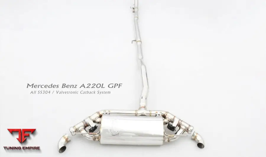 Mercedes Benz A Class W177 All Ss304 Valvetronic Exhaust System