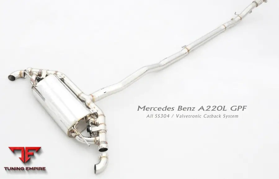 Mercedes Benz A Class W177 All Ss304 Valvetronic Exhaust System