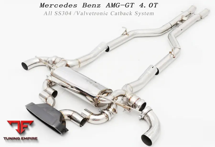 Mercedes Benz Amg Gt 4.0T All Ss304 Valvetronic Exhaust System