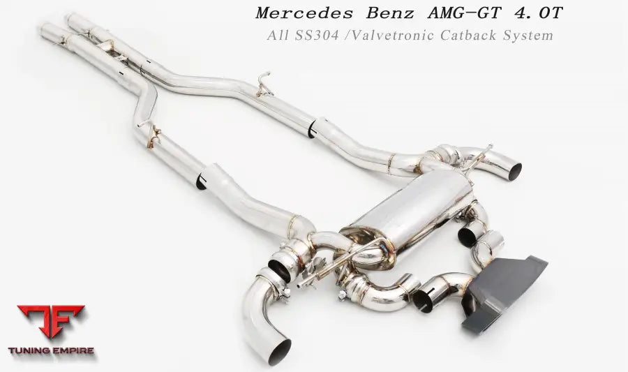 Mercedes Benz Amg Gt 4.0T All Ss304 Valvetronic Exhaust System