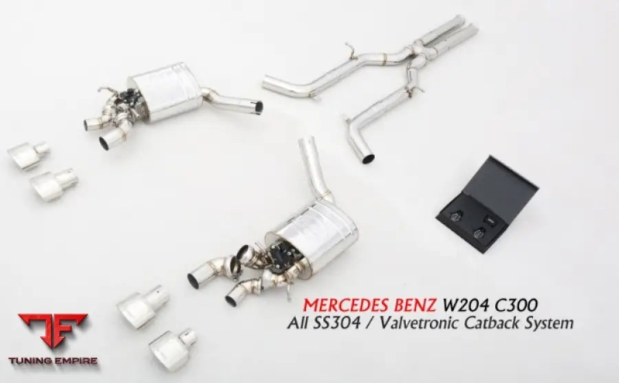 Mercedes Benz C Class W204 All Ss304 Valvetronic Exhaust System