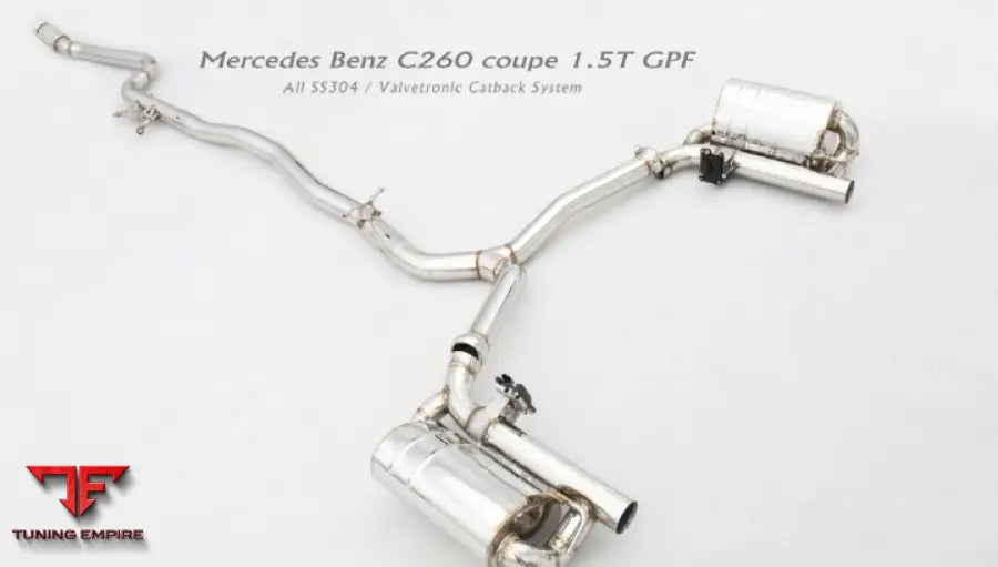 Mercedes Benz C Class W205 All Ss304 Valvetronic Exhaust System